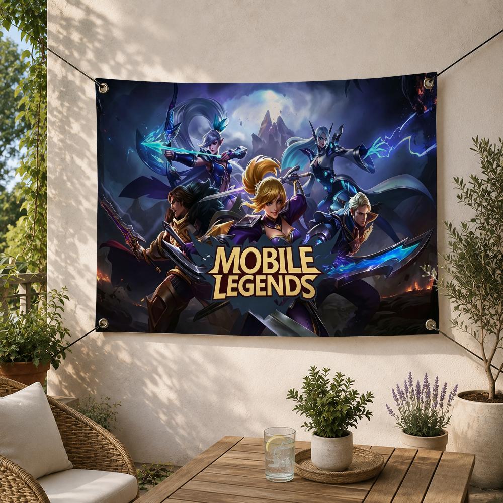 Party Games Mobile - Игровой декоративный флаг-баннер MOBA M-Mobile Legends