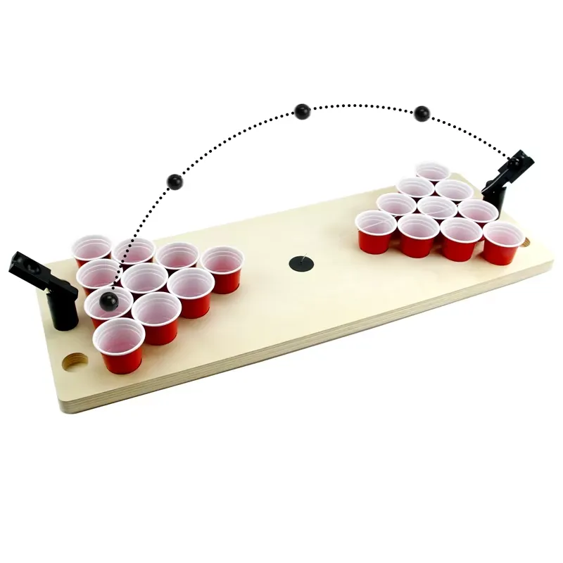Party Games Adults Drinking - Набор для мини-пинг-понга с чашками для