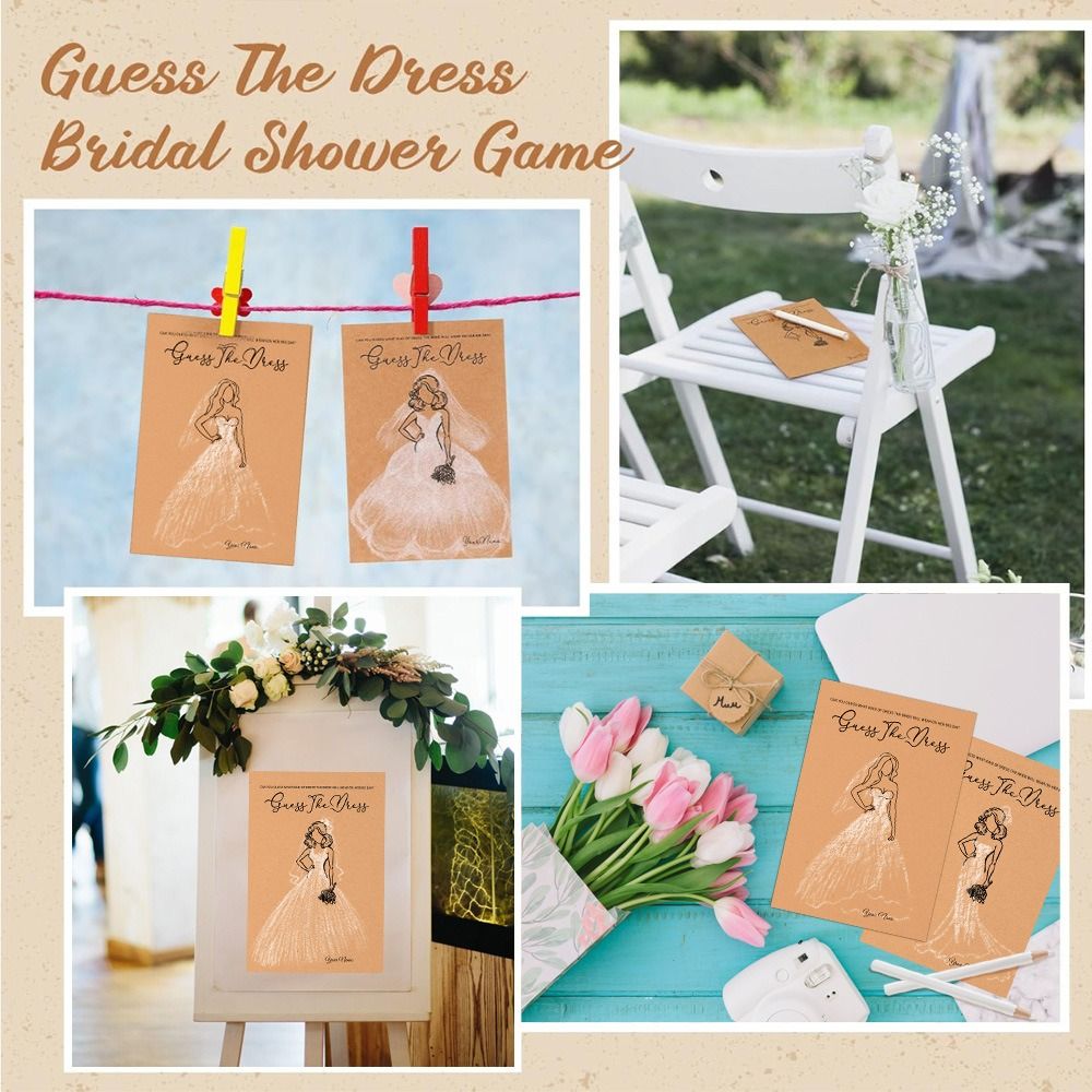 10 шт. карточек для игры «Угад – обзор и цена Party Games Bridal Shower